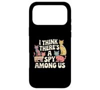 I Think There Is A Spy Among Us | Funny Cat Kitten Art Memes Case for iPhone 17 Pro Max