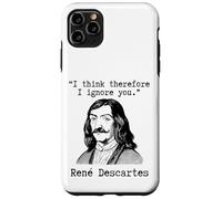I Think Therefore I Ignore You - René Descartes Sarcastic Case for iPhone 11 Pro Max