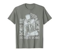 I Think You Should Leave, Bones are Their Money T-Shirt, Men, Olive Heather, Large