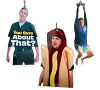 I Think You Should Leave Merch, Tim Robinson Ornament, Funny Wall Ornament, Zipline Meme, Ideal for Robinson Movie Lovers Christmas Tree Ornament