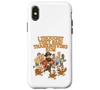 I thought They Said RUM Funny Runners Thanksgiving Day Run Case for iPhone X/XS