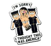 I Thought This Was America - South Park Collectible Enamel Pin, S, Alloy Steel, no