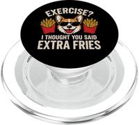 I Thought You Said Extra Fries - Funny Pun Corgi Lover PopSockets PopGrip for MagSafe