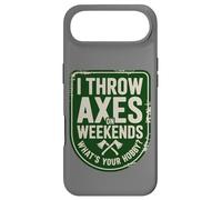 I Throw Axes On Weekends, What's Your Hobby? Axe Throwing Case for iPhone Air