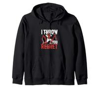 I Throw Baseball Catcher Quote Zip Hoodie