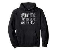 I throw everything back and forth on a trip around the world | Travel Pullover Hoodie