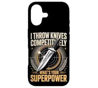 I Throw Knives Competitively Whats Your Superpower Case for iPhone 17