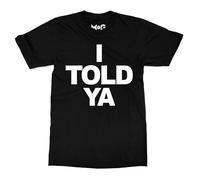 I Told Ya T-Shirt - Kids 11-13 - Black - Funny Meme Movie-Inspired Viral Zendaya Inspired Tee - Casual Streetwear - Stylish Top for Everyday Wear