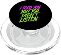 I Told You But You Didn't Listen Cryptocurrency ----- PopSockets PopGrip for MagSafe