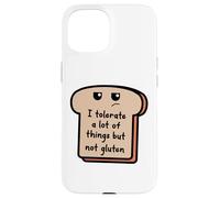 I Tolerate A Lot Of Things But Not Gluten Funny Gluten Joke Case for iPhone 15