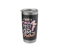 I Took A DNA Test and God is My Father Stainless Steel Insulated Tumbler