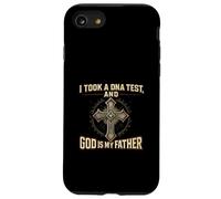 I Took A DNA Test God Is My Father Funny Jesus Christian Case for iPhone SE (2020) / 7/8