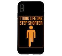 I Took Life One Step Shorter Amputee Leg Humor Amputated Leg Case for iPhone XS Max