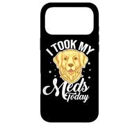 I Took My Meds Today Dog Lover Therapy Golden Retriever Case for iPhone 17 Pro Max