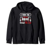 I Took the Long Way Home Vietnam 1965-1975 Zip Hoodie