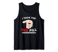 I Took The Red Pill To Escape The System Crypto Bitcoin Tank Top