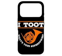 I Toot What's Your Superpower Brass Band French Horn Player Case for iPhone 17 Pro