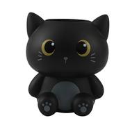 I-TOTAL - 3D Pen Holder - Kawaii Style Desk Organizer for Pens and Accessories, Gift Idea (BLACK CAT)
