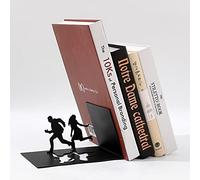 I-TOTAL® - Cute Metal Book Stand Bookends Bookends for Shelf/Table (Escape)
