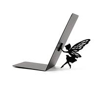 I-TOTAL® - Cute Metal Book Stand Bookends for Shelf/Table (FAIRY)