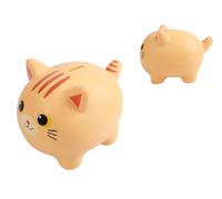 I-TOTAL® - Funny Decorative Money Box/Money Bank in Durable Plastic (ORANGE TABBY CAT)