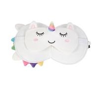 I-TOTAL ® - Pillow with Mask for Sleeping, Resealable Pillow with Hook for Travel (Unicorn)
