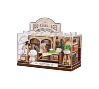 I-TOTAL® - Shop in a Box Creative Kit DIY Miniature 3D Build and Collect Stores Pastel Style, Model with Decorative Details (85 Pieces) Gift Idea (DOG-EARED Pages)