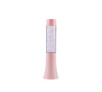 I-TOTAL - Small Lava LED Lamp, Colour Changing Glitter Effect, Coloured Lava Lamp (Pale Pink) - 33.5 cm