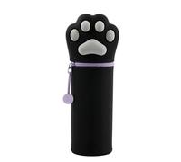 I-TOTAL - Soft Silicone Pencil Case for School, Extendable with Shaped Shape (PAW)