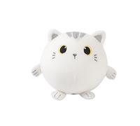 I-TOTAL® - Squishy Soft Memory Foam Pillow 14 cm Diameter, Squishy Pillow Ideal as a Gift (WHITE CAT)
