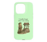 I Totally Forgot What I Was Saying Cottagecore Frog Design Case for iPhone 15 Pro