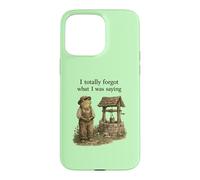 I Totally Forgot What I Was Saying Cottagecore Frog Design Case for iPhone 15 Pro Max