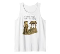 I Totally Forgot What I was Saying Cottagecore Frog Design Tank Top