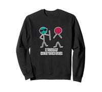 I Totally Have Your Back Funny Stick Figures Joke Humor Sweatshirt