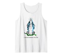 I Tread Where I Please Mary Stepping On Snake Religious Tank Top