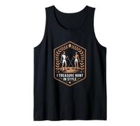 I Treasure Hunt in Style Female Detectorist Tank Top