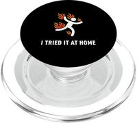 I tried it at home Funny Geek Nerd IT Admin Science PopSockets PopGrip for MagSafe