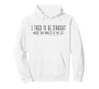 I Tried To Be Straight LGBTQ Pride Gay Pullover Hoodie