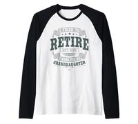 I Tried to Retire But Now I Work for My Granddaughter Raglan Baseball Tee