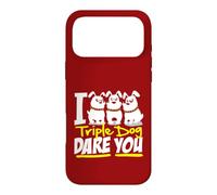 I Triple Dog Dare You Funny Saying Graphic Case for iPhone 17 Pro Max