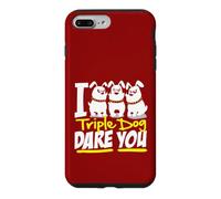 I Triple Dog Dare You Funny Saying Graphic Case for iPhone 7 Plus/8 Plus