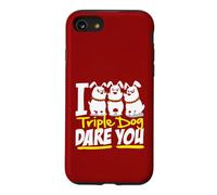 I Triple Dog Dare You Funny Saying Graphic Case for iPhone SE (2020) / 7/8