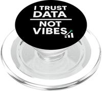 I Trust Data Not Vibes Analytical Mindset Emblem PopSockets PopGrip for MagSafe