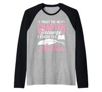 I Trust The Next Chapter Because I Know The Author Wife Raglan Baseball Tee