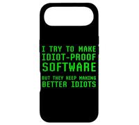 I Try To Make Idiot Proof Software They Make Better Idiots Case for iPhone Air