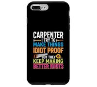 I Try To Make Things Funny Carpenter Woodworking Father Mens Case for iPhone 7 Plus/8 Plus