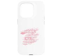 I try to meditate, but I end up remembering Case for iPhone 15 Pro