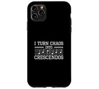 I Turn Chaos Into Crescendos Funny Music Orchestra Conductor Case for iPhone 11 Pro Max