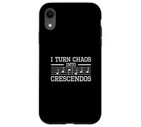 I Turn Chaos Into Crescendos Funny Music Orchestra Conductor Case for iPhone XR