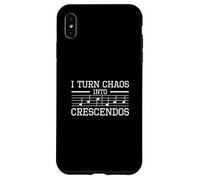 I Turn Chaos Into Crescendos Funny Music Orchestra Conductor Case for iPhone XS Max